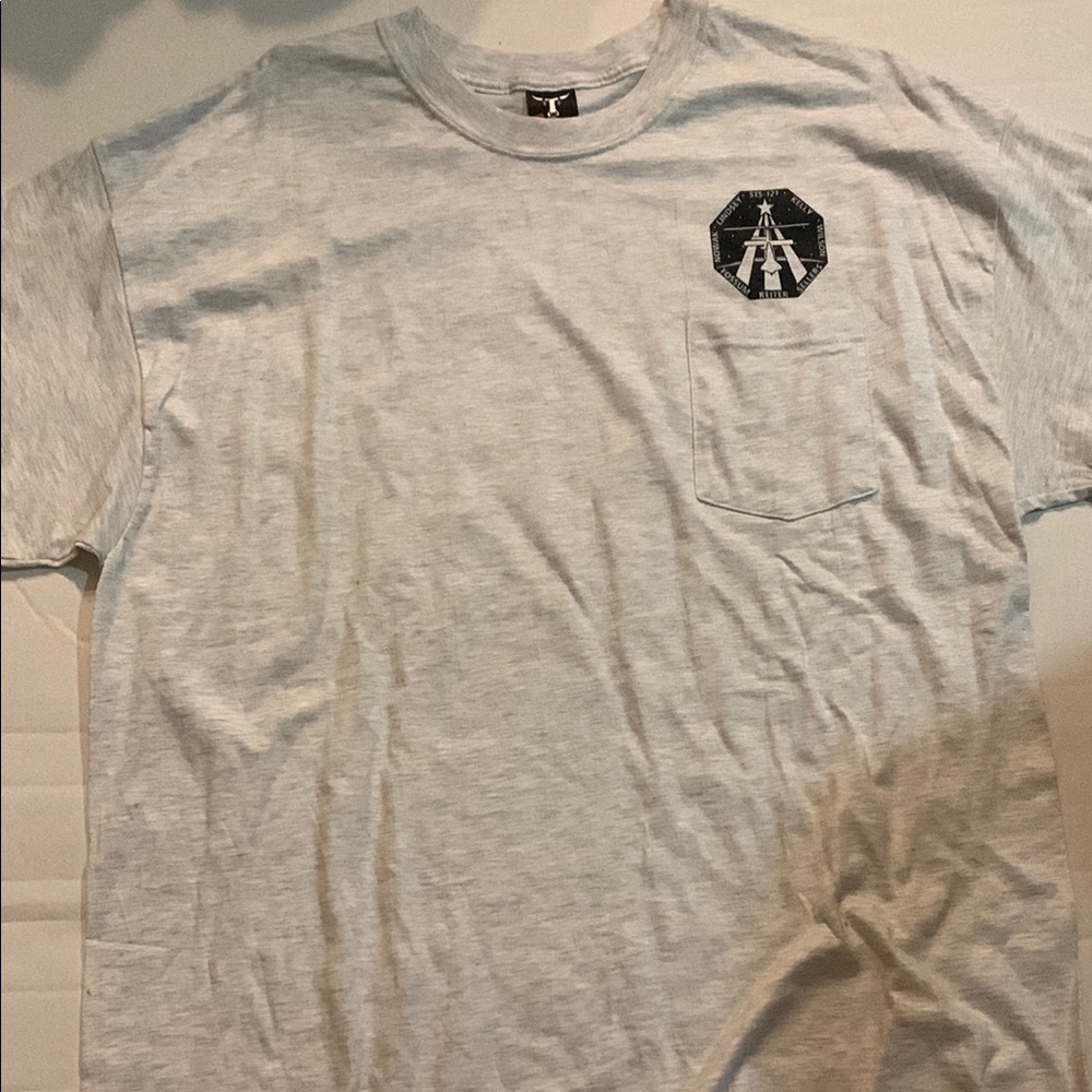 NASA Discovery Gray T-Shirt with Pocket